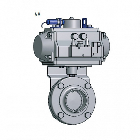 Комплект с соленоидным вентилем и одним датчиком индуктивным 4A