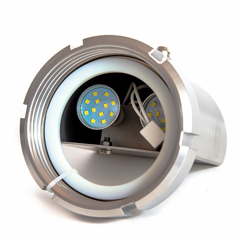 51861 – Подсветка диоптра с гайкой нержавеющая – AISI 304