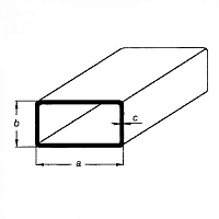 Профиль прямоугольный нержавеющий (1055) – AISI 304